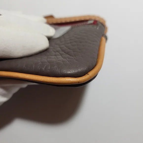 NWOT Dooney & Bourke Pebble Grain Card Case in Elephant - Picture 10 of 13